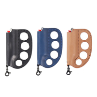 Étui à briquet en cuir style punk, fait main, avec coutures, étui à briquet vintage, sac de rangement pour briquet, accessoire pour le camping en plein air