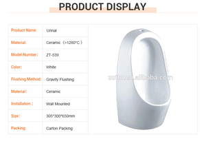 Vente en gros de marque sanitaire pour urinoirs Wc <span class=keywords><strong>urinoir</strong></span> mural en céramique Wc toilette urinoirs pour hommes prix bon marché à vendre - Product Image 4