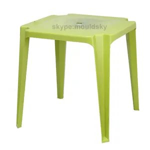 plastic injection outdoor indoor family furniture plastic table mould maker in taizhou china