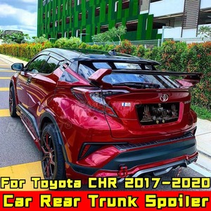 สปอยเลอร์หลังรถยนต์ CHR สีดำเงา สไตล์ปีกหลังท้ายรถ สปอยเลอร์หลังคา ชุดแต่งสำหรับ CHR ปี 2017-2020 อุปกรณ์ตกแต่งรถยนต์ - Product Image 1