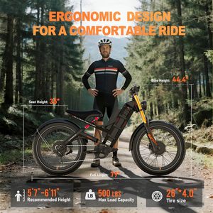 Advanced Smart System Fat Tire Electric <b>Bike</b> Large Capacity Moped Style Ebike For Outdoor Adventure Superior Comfort <b>Bike</b> - Product Image 6