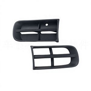 Cadre et cache de phare antibrouillard style sport noir pour Skoda <span class=keywords><strong>Fabia</strong></span> <span class=keywords><strong>MK2</strong></span> 2007-2010, garniture de grille inférieure de pare-chocs avant - Product Image 5