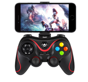 Hicyber trò chơi không dây điều khiển với động cơ rung Joy Pad phím điều khiển điện thoại <span class=keywords><strong>clip</strong></span> cho <span class=keywords><strong>Android</strong></span> chơi game thuận tiện kinh nghiệm - Product Image 1