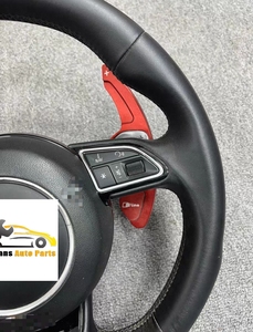 Volant sport en cuir PU et alliage d'aluminium d'origine pour <span class=keywords><strong>Audi</strong></span> <span class=keywords><strong>RS</strong></span> A1 <span class=keywords><strong>A3</strong></span> A4L, 3/4 branches, modifié et amélioré - Product Image 4