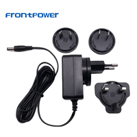 Adaptateur de prise interchangeable Frontpower 9V 1.3A US EU UK AU PSE KC BIS Inde pour ordinateur portable, écouteurs, protection OVP, garantie de 2 ans