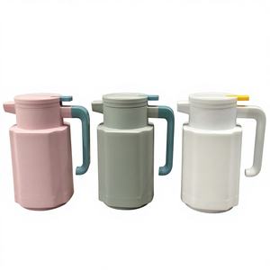 <span class=keywords><strong>Carafe</strong></span> <span class=keywords><strong>isotherme</strong></span> à double paroi en verre, <span class=keywords><strong>design</strong></span> coloré en blocs, avec poignée antidérapante, anti-fuite, pour la cuisine - Product Image 1