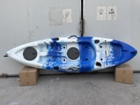 Kayak de pêche miniature à monter soi-même, pas cher, pour une personne, 268 cm