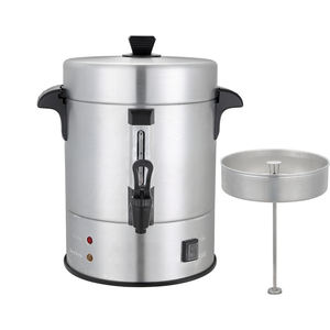 Cafetera Comercial Certificada ETL de 30 Tazas, 4.5L, Acero Inoxidable, Eléctrica, sin Filtro de Papel, para Uso Doméstico, Exterior y en Hoteles, 1000W - Product Image 4