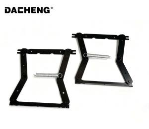 وصل حديثًا سرير حديدي متين مفصلات دعم قضيب أسود أجهزة تخزين سرير أريكة أجهزة وظيفية كتم صوت - Product Image 5