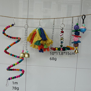 Factory Wholesale 7 Pack <strong>Bird</strong> <strong>Toys</strong> Colorful Swing Bells <strong>Bird</strong> Parrot <strong>Toy</strong> <strong>Bird</strong> <strong>Cages</strong> Pet Accessories - Product Image 5