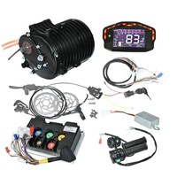 Kit de conversion de moteur central 72V 2000W 3000W 4000W 5000W 7500W 9000W pour moto électrique et vélo électrique