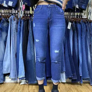 GZY Hochwertige Mode Günstige Mädchen Lange Röhrenjeans China Großhandel Auf Lager