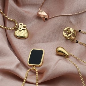 European American Style Geometric Necklace Zinc Alloy Clavicle Chain For Women Fashionable Sweater Chain Gift Jewelry - Product Image 3