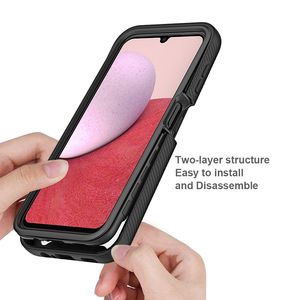 Custodia antiurto robusta in TPU per PC Defender con telaio in gomma per Samsung <span class=keywords><strong>Galaxy</strong></span> A14 A04 <span class=keywords><strong>A03</strong></span> A33 A53 5G <span class=keywords><strong>Cover</strong></span> Case - Product Image 6