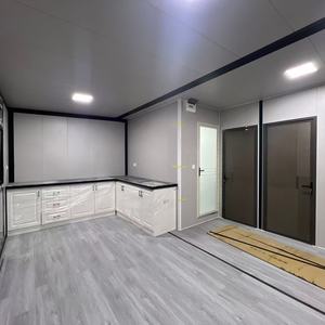 Double Wing Expandable Container <b>House</b> 40ft Luxury 3 Bedrooms 1 Bathroom Prefabricated Villa Portable Living <b>House</b> with Kitchen - Product Image 4