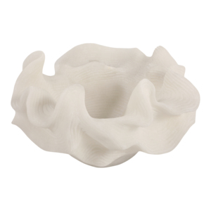 Ciotola scultorea in corallo con volantini per decorazione tavolino da caffè, centrotavola per casa in stile costiero, decorazione cucina - Product Image 3