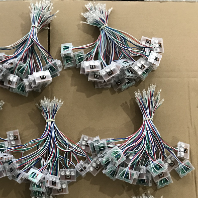 KK-1021 Vibrate or Push Button Soles and Upper Decorative 3 Line 5 Light LED Lights