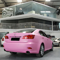 WRAPMASTER 1.52*30m  rose Mat Autocollant Vinyle Auto-adhésif pour Modification de Voiture Autocollant de Carrosserie