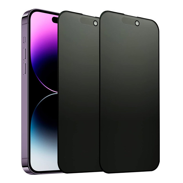 For High Quality Anti Spy Privacy Tempered Glass Phone Screen Protector Iphone 14 15 16 17 Pro Max Plus Glass Tampered Screens