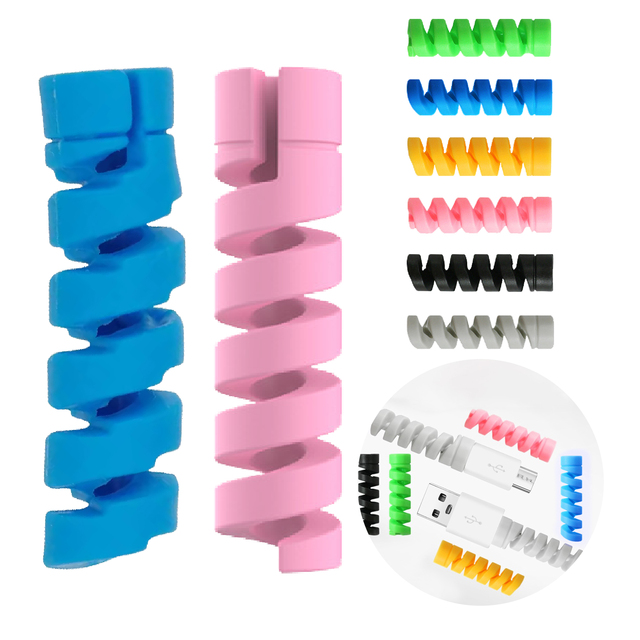 Custom Silicone Cable Protector for USB Charging Cables Anti Break