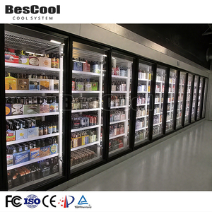 Bescool Commercial Display Walk in Beer Cooler Congelador Comida Walk-In Cooler Display Puerta de vidrio Congelador <span class=keywords><strong>el</strong></span>éctrico para supermercado - Product Image 2