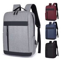Mochila para Portátil de Viaje de Negocios con Logotipo Personalizado, Gran Capacidad, Diseño USB, Mochila Escolar para Computadora