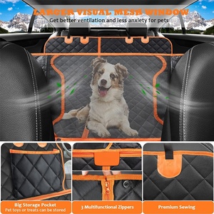 Durable Easy to Install and Remove Pet Waterproof <strong>Car</strong> Seat Cover Rear Seat <strong>Dog</strong> <strong>Hammock</strong> With Mesh Window - Product Image 4