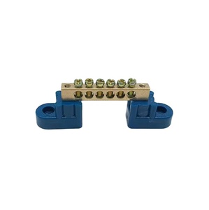 8 vị trí nối đất Brass dây vít thiết bị đầu cuối thanh xe buýt 100A liên tục AMP cho ô tô điện thanh xe buýt khối thiết bị đầu cuối - Product Image 1