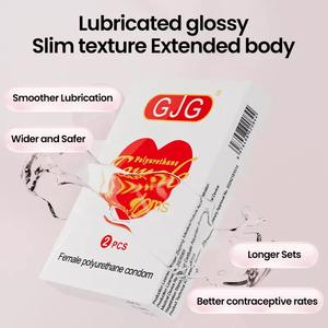 <span class=keywords><strong>Condones</strong></span> de Poliuretano Ultrafinos Marca GJG para Mujer, Talla XXL, Retrasan la Eyaculación, 2 Unidades por <span class=keywords><strong>Caja</strong></span>, Venta al Por Mayor - Product Image 3