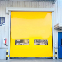 Porte à enroulement rapide automatique en PVC, porte industrielle à enroulement rapide, commande servo pour atelier, entrepôt, zone de chargement