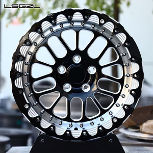 LSGZL 1 pièce Jante concave en alliage forgé pour voiture de course Drag Racing Beadlock 5x114.3 5x130 5x120 5x112 15 16 17 18 20 pouces pour <span class=keywords><strong>Gtr</strong></span> Bmw - Product Image 2