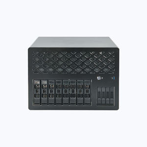 8 + 4 boîtier <span class=keywords><strong>NAS</strong></span> SAS/Nvme fond de panier demi-hauteur emplacement PCIE carte mère ATX alimentation ATX serveur d'échange à chaud - Product Image 2