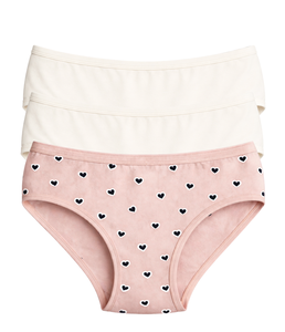 Braguitas de cintura media para mujer, estampadas con corazones, banda elástica exterior, tela suave y elástica, transpirables y cómodas, venta al por mayor - Product Image 6