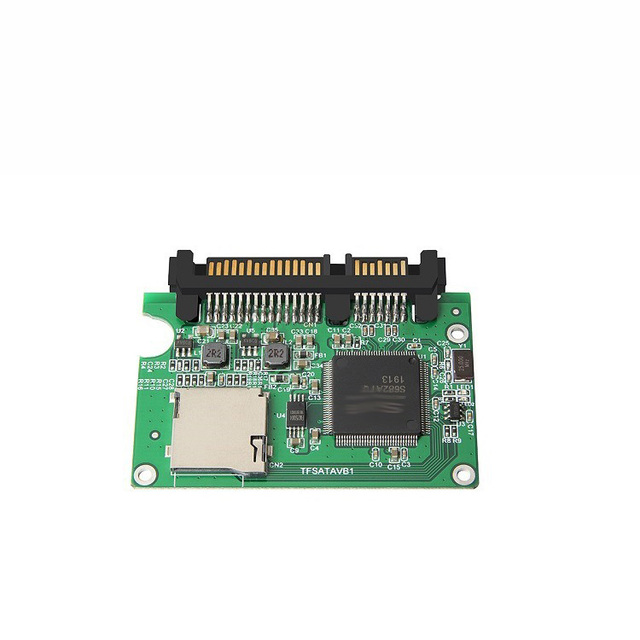TF(m icro-SD) to SATA adapter card with a 2.5-inch industrial embedded mobile SSD memory expansion card