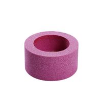Meule en céramique à coupe droite, liant vitrifié, construction durable, grain abrasif fin, outil pour surfaces métalliques, tranchant