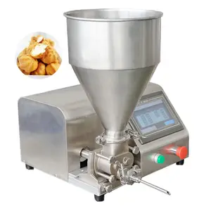 Machine à farcir les bouffées de crème au chocolat multifonctionnelle Remplisseuse de gâteaux pour beignets