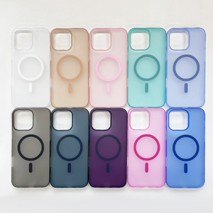 Đầy Màu Sắc Matte PC Nhựa Cứng Điện Thoại Di Động Bìa Đối Với <span class=keywords><strong>iPhone</strong></span> 16 Cộng Với Ins Không Dây Sạc Nam Châm Điện Thoại Di Động Trường Hợp Đối Với <span class=keywords><strong>iPhone</strong></span> 17 Không Khí - Product Image 1