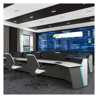 Postes de travail de centre de commande à hauteur réglable Kesino, consoles de contrôle du trafic aérien pour bureau, pour centre commercial, hôtel et salle de sport