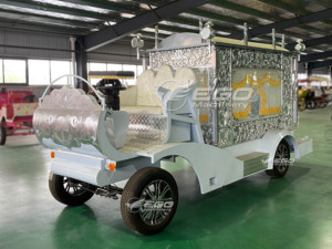 2026 Carrosse funéraire électrique de haute qualité, type chariot, pour cercueil, personnalisé, avec fonction de chariot tiré par chevaux - Product Image 4