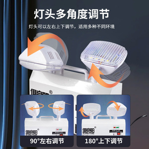 Jujingyang ไฟฉุกเฉิน LED 50W AC100-260V 2X25W แสงสีขาวสำหรับใช้ในบ้านเชิงพาณิชย์ - Product Image 4