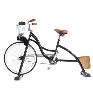 Exi New Party Bike Advertisement Orange Commercial Fruit Blender Smoothie and Juicer Extractor <b>Machine</b> 202210-10 New Party Bike - Product Image 1