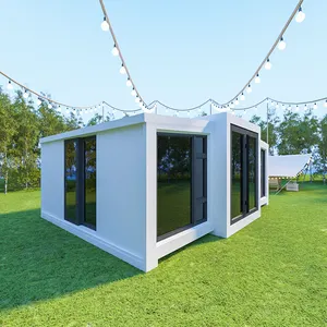 Tùy Chỉnh Kích Thước Màu Sắc 20ft 40ft Có Thể Gập Lại Mở Rộng Đúc Sẵn Modular Gấp Container Di Động Nhà