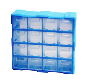 DRX New Style High Quality Stackable wholesale bead storage box hang bin plastic drawers with 16 Drawers