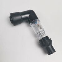 Bouchon universel à bougie d'allumage LED coloré, 12mm, pour moto, Scooter, bobine en caoutchouc avec lumière