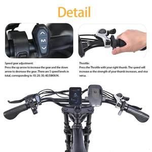 Bicicleta Eléctrica Vintage de Doble Asiento HEADEER BK20 de 20 Pulgadas con Neumáticos Anchos, Batería de 48V 20Ah, Motor de 750W y Velocidad Máxima de 50km/h, desde Almacén de la UE - Product Image 2