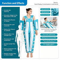 Unité de compression pneumatique séquentielle à 24 airbags avec 4 modes et pression réglable de 20 à 80 mmHg