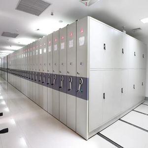 ตู้เก็บเอกสารเหล็กความหนาแน่นสูงตู้เก็บของแบบเคลื่อนย้ายได้ระบบชั้นวางมือถือสําหรับสมุดเอกสาร - Product Image 2