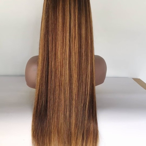 Perruque brésilienne naturelle vierge, cheveux lisses, 30 pouces, avec bonnet en dentelle transparente Hd, <span class=keywords><strong>13x4x1</strong></span> T - Product Image 3