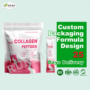 Private Label idrolizzato peptidi di collagene marino in polvere bustina di sodio ialuronato vitamina C bevanda Stick di collagene polvere - Product Image 1