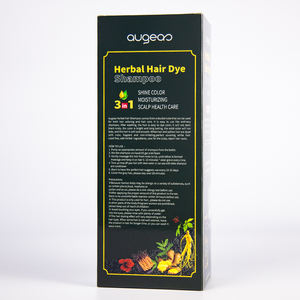 Tinte para el Cabello de Color Personalizado de Fábrica China, Productos Naturales para Teñir el Cabello, Tinte Líquido para Cubrir las Canas, Champú para Teñir el Cabello con Hierbas Negras - Product Image 3